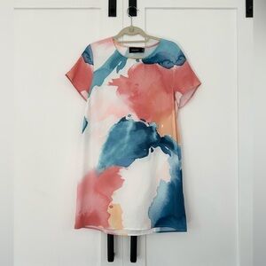 MINKPINK Pastel Abstract Dress